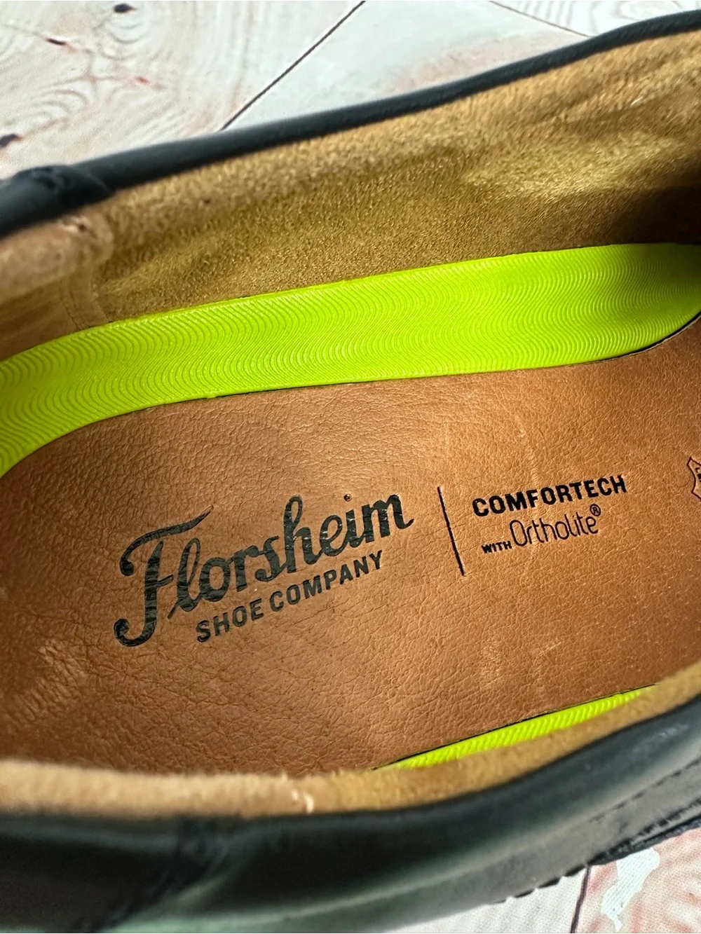 Florsheim Black Leather Slip-On Dress for the Loafers